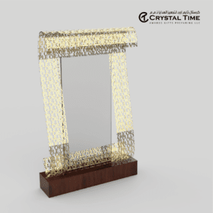 Customized Metal and Crystal Trophy